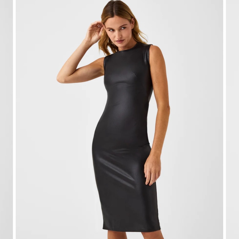 COPY - New Faux Leather Spanx dress.
